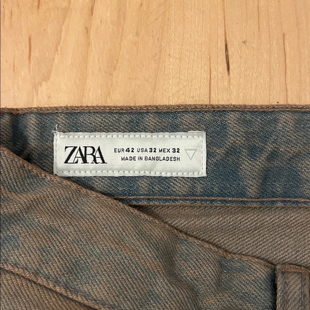 Zara Washed Straight Jean - Picture 2 of 5